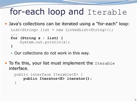 java loop list|iterable to list java.